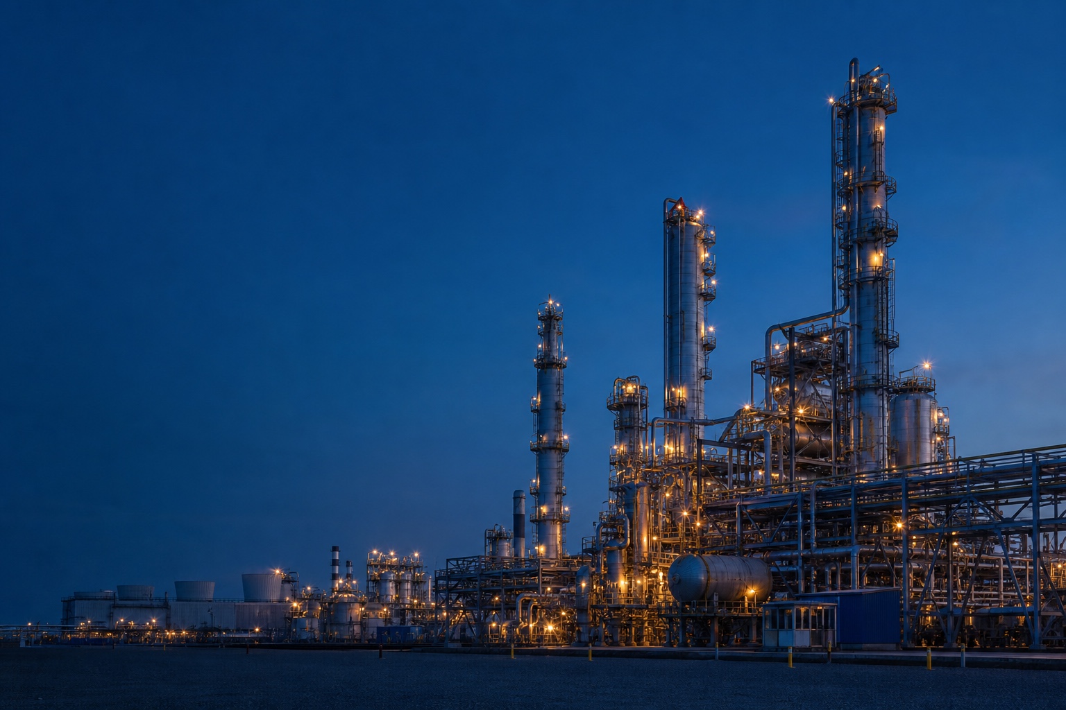 Промышленный объект нефтегазовой отрасли